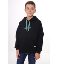 Toontoy Erkek Çocuk Nakışlı Sweatshirt (Siyah)