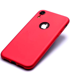 Uyumlu Model Apple iPhone XR 6.1 Kılıf Soft Mat Premier Case (Kırmızı)