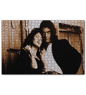 Cakapuzzle Desperado Antonio Banderas ve Salma Hayek  Puzzle Yapboz MDF (Ahşap) (500 Parça)