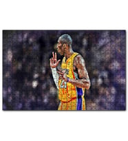 Cakapuzzle Basketbol Kobe Bryant Invincible  Puzzle Yapboz MDF (Ahşap) (1000 Parça)