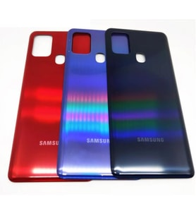 Samsung Galaxy A21S Arka Kapak Pil Batarya Kapağı ORJİNAL (Mavi)