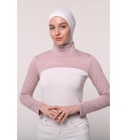 Balıkçı Yakalı Boyunluklu Kolluk (Pudra)