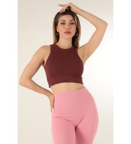 DoReMi Seamless Örme Kadın Büstiyer (KAHVE)