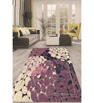 Dijital Kaymaz Taban Yıkanabilir Modern Renkli Salon Halısı Mutfak Halısı Yolluk ND-HT-205 (Pembe)
