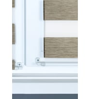 Hazır Briz Zebra Perde Balkon Kapısı Perdesi ve Pencere Cam Perdesi (Vizon)