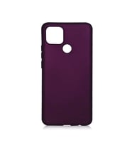 Oppo A15S Kılıf Zore Premier Silikon Kılıf (Mürdüm)