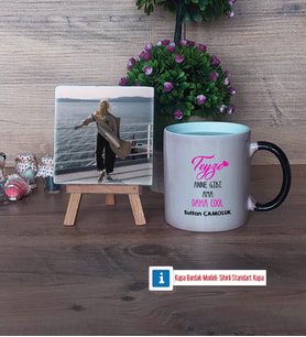 Teyze Daha Cool Fotoğraflı Dekoratif Taş, Kupa Bardak Beyaz Hediye (Model 9)