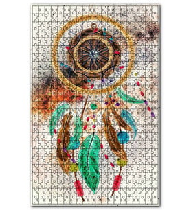 Cakapuzzle Rengarenk Düşkapanı Görseli Puzzle Yapboz MDF (Ahşap) (1000 Parça)