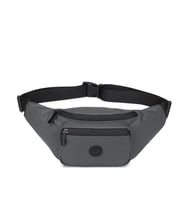 Gumi Kumaş Smart Bags Uniseks Bodybag Bel Çantası 8762 (Gri)