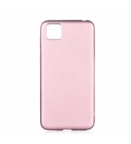 Huawei Y5P Kılıf Kamera Çıkıntılı Mat Soft Esnek Silikon (Rose)