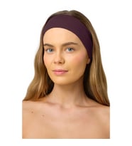 Spor Saç Bantları - Elastik Kaymaz İnce Saç Ter Kafa Bandı Bandana, Kadın & Erkek Koşu Fitness Yoga Pilates Makyaj Yüz Yıkama Atletik Egzersiz Saç Bandı (Vişne Çürüğü)