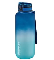 Uzspace Motivasyon Matarası 1500 ml MEGA BÜYÜK BOY Çift Renk 8 Farklı Renk  (Turkuaz)