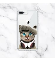 Iphone 7/8 Tasarım Kılıfları (103 Tasarım) (Beyaz-Mavi)
