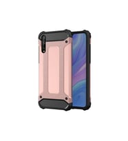 Huawei P Smart S (Y8P) Kılıf Crash Zırh Silikon Kılıf (Rose)