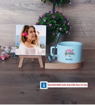 Fizik Öğretmeni Fotoğraflı Dekoratif Taş, Kupa Bardak Beyaz Hediye (Model 8)