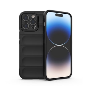 Apple iPhone 16 Pro Kılıf Elde Tutma Kolaylıkla Kaydırmaz Kenar Line Dizayn Opti (Siyah)
