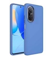 Huawei Nova 9 SE Kılıf Luna Dışı Soft Yumuşak İçi Kadife Kılıf (Açık Gri)