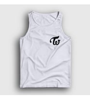 Presmono Unisex Sarı Logo K-Pop Twice Atlet 280468tt (Beyaz)