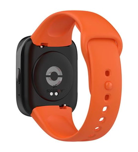 Sneezy Xiaomi Redmi Watch 3 Active Uyumlu PureLux Soft Silikon Kordon (Turuncu)
