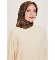 YENİ SEZON - 2024 SONBAHAR KIŞ - DJ SAF İPEK EŞARP 9204D01 (S)  ( SURA)- 03693 (Hardal)