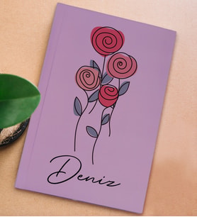 Kendin Tasarla Sert Kapaklı Defter-4 (Lila)