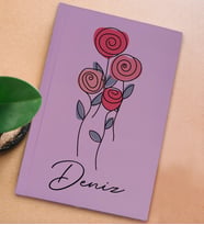 Kendin Tasarla Sert Kapaklı Defter-4 (Lila)