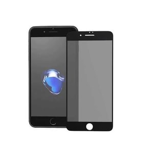 Uyumlu Model Apple iPhone 7 Plus Hayalet Ekran Koruyucu Davin Privacy Mat Seramik Ekran Filmi (Siyah)