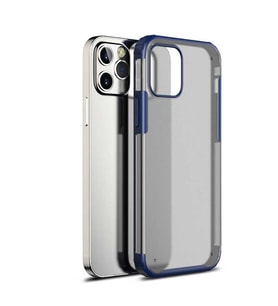 Uyumlu Model Apple iPhone 12 Pro Max Kılıf Mat Volks Case (Lacivert)