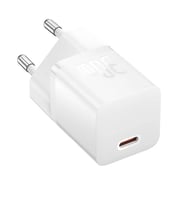 Baseus GaN5 Series 30W PD Ultra Hızlı Type-C Şarj Aleti Mini Adaptör (Beyaz)