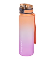Uzspace FiftyFifty 500ml Çift Renk Softtouch FF Collection Tritan Su Matarası (Mor-Turuncu)