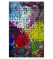 Cakapuzzle Yağlıboya Çalışması Sanat Puzzle Yapboz MDF (Ahşap) (255 Parça)