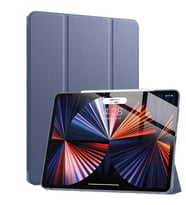 Apple iPad Pro 11 4. Nesil M2 Kılıf PU Deri Smart Standlı Case A2435 A2759 A2761 (Leylak)