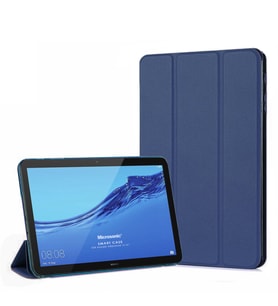 Huawei Mediapad T3 10 Kılıf Slim Translucent Back Smart Cover (Lacivert)