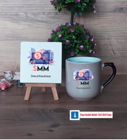 Mali Müşavir Dekoratif Taş, Kupa Bardak Kırmızı HediyeMuhasebeciler Günü Hediyesi (Model 9)