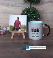 Diyaliz Teknikeri Fotoğraflı Dekoratif Taş, Kupa Bardak Beyaz Hediye Diyaliz Teknikerine Hediye (Model 9)