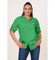 Cotton Büyük Beden Kadın Gömlek