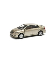 Toyota Corolla 1/36 Ölçek 12cm çek bırak(ÖZEL PLAKALI) (Altın)