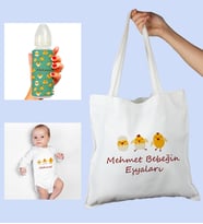 eJOYA Bebeklere Özel Çantasında Kişiye Özel Zıbın Ve Biberon Bebek Hediye Seti 110005 (Mavi)