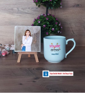Sosyal Bilgiler Öğretmeni Fotoğraflı Dekoratif Taş, Kupa Bardak Beyaz Hediye (Model 5)