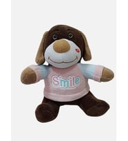 Gran Toys Peluş Smile Köpek - 40CM (Kahverengi Koyu)