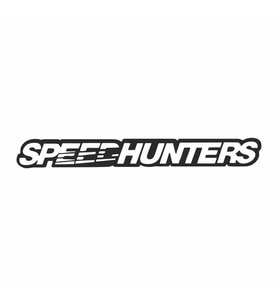 Speed Hunters Sticker siyah 25x3 CM (Siyah-Siyah)