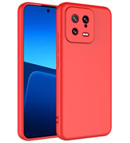Xiaomi Mi 13 Kılıf Mara Lansman İç Yüzeyi Kadife Kılıf (Kırmızı)
