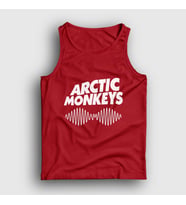 Presmono Unisex Sarı Cover Arctic Monkeys Atlet 12825tt (Kırmızı)