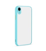 Uyumlu Model Apple iPhone XR 6.1 Kılıf Kamera Korumalı Mat Kapak (Turkuaz)