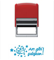 Arı Gibi Çalışkan Öğretmen Kaşesi (Mavi)