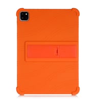ALLY iPad Air 4 10.9 İnç Standlı Silikon Kılıf (Turuncu)