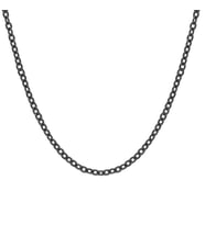 Chavin Siyah 60 cm. 3 mm. Bayan Erkek Çelik Zinciri df32sy