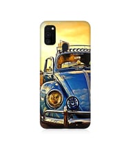 Samsung Galaxy M30s Kapak Kılıf Mavi Vosvos Baskılı Silikon