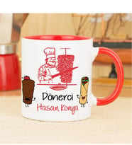 Dönerci Kupa Bardak - Kırmızı