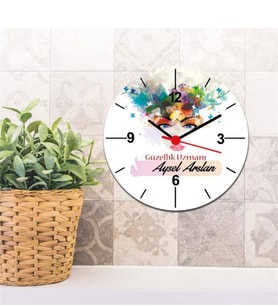 Güzellik Uzmanı Duvar Saati 002